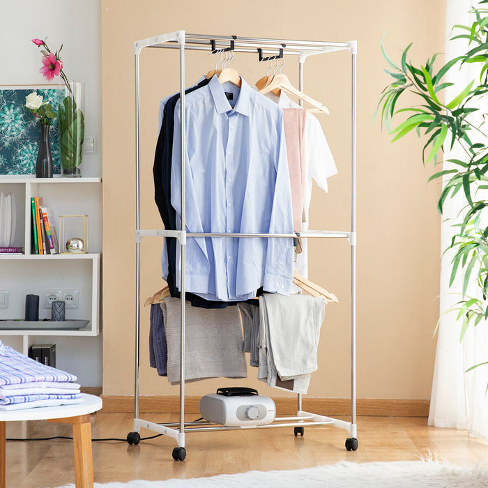 Uscător electric portabil cu 2 niveluri Dupledry Blue InnovaGoods 1200 W - WALTI WALTI