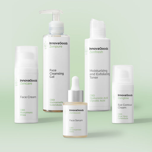 Set pentru rutină facială CBD InnovaGoods - WALTI WALTI