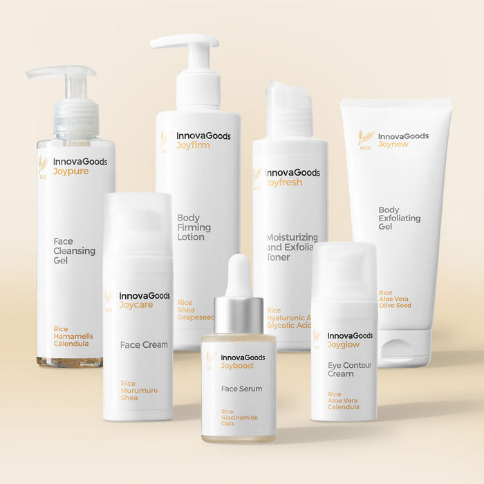 Set pentru rutină facială și corporală Rice InnovaGoods - WALTI WALTI