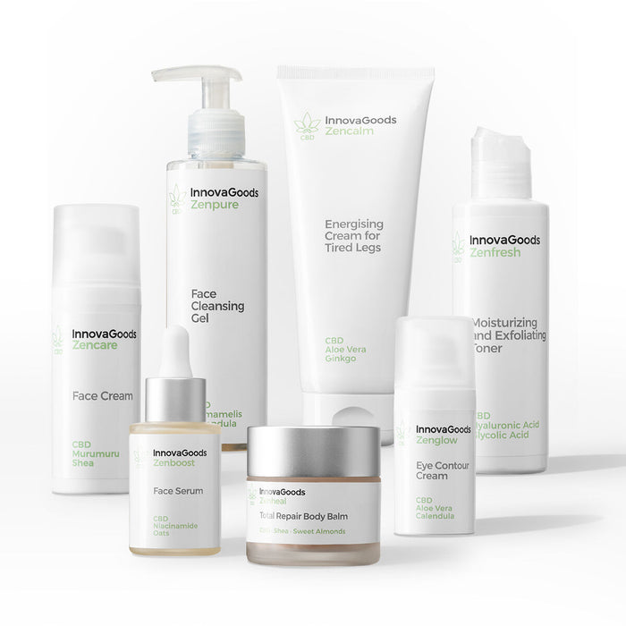 Set pentru rutină facială și corporală CBD InnovaGoods - WALTI WALTI