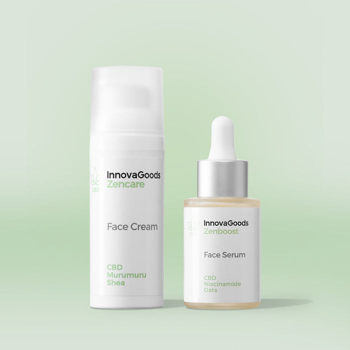 Set duo pentru hidratarea facială CBD InnovaGoods - WALTI WALTI