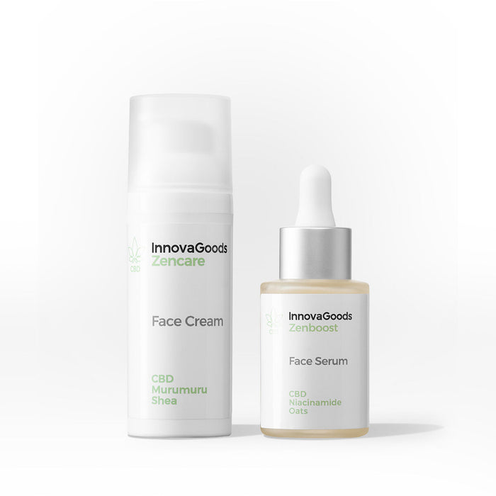 Set duo pentru hidratarea facială CBD InnovaGoods - WALTI WALTI