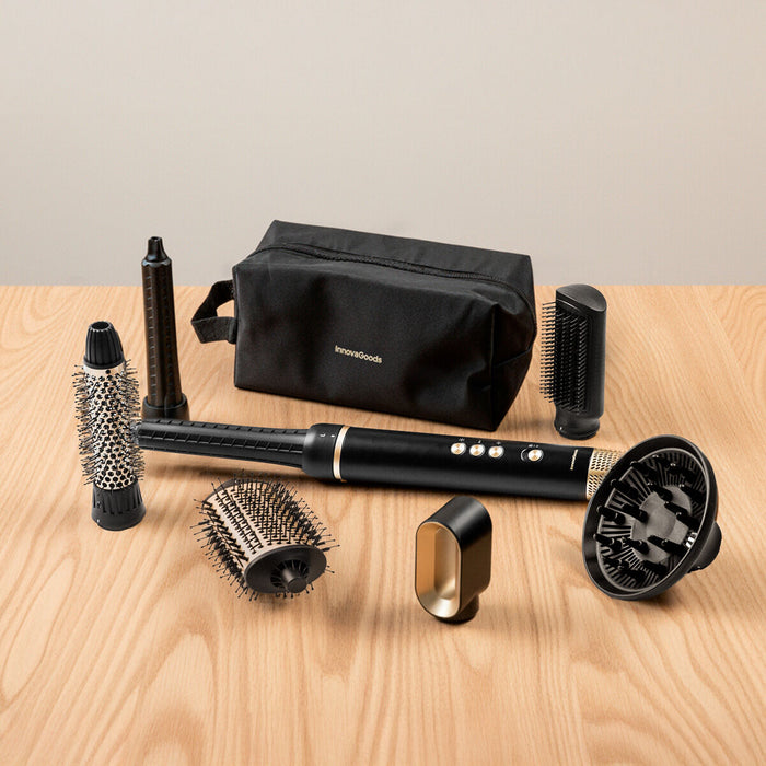 Perie Multifuncțională Ionică pentru Uscare și Coafare cu Tehnologie Coanda și 7 Accesorii Wavify InnovaGoods - WALTI WALTI