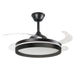 Ventilator de tavan cu lumină LED, 4 pale retractabile și telecomandă InnovaGoods - WALTI WALTI