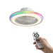 Ventilator de tavan cu lumină LED RGB, pale ascunse și telecomandă Nexory InnovaGoods - WALTI WALTI