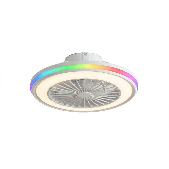 Ventilator de tavan cu lumină LED RGB, pale ascunse și telecomandă Nexory InnovaGoods - WALTI WALTI
