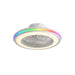 Ventilator de tavan cu lumină LED RGB, pale ascunse și telecomandă Nexory InnovaGoods - WALTI WALTI