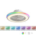 Ventilator de tavan cu lumină LED RGB, pale ascunse și telecomandă Nexory InnovaGoods - WALTI WALTI