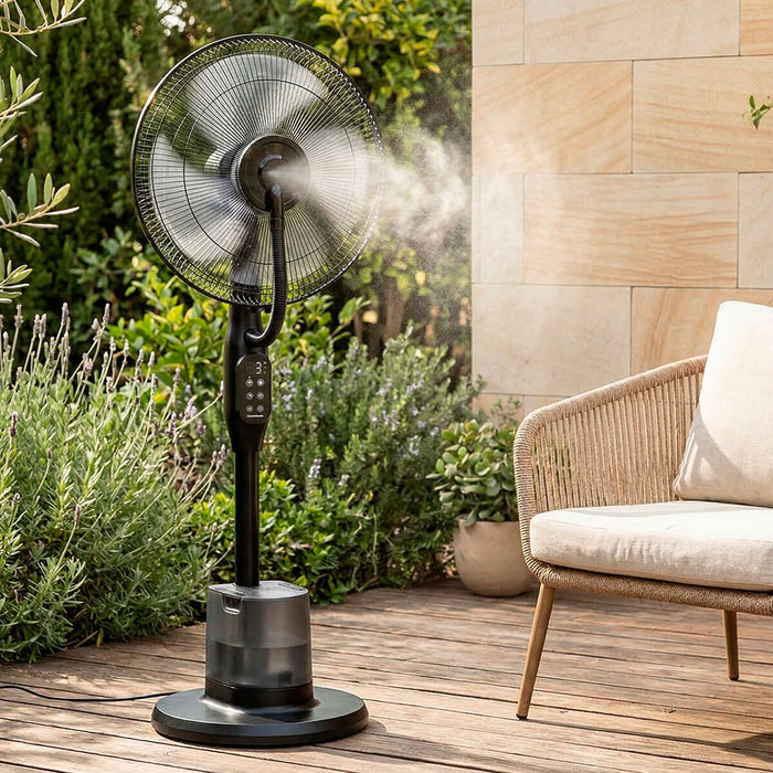 Ventilator nebulizator cu picior, cu telecomandă Sprair InnovaGoods - WALTI WALTI