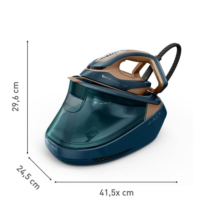 Statie de calcat TEFAL Pro Express Vision Max GV9920E0, 3000W, 850g/min, 1.2l, talpa Durilium AirGlide AutoClean, verde-bronz - WALTI WALTI