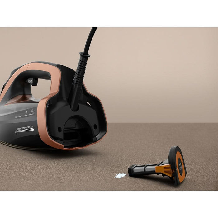 Fier de calcat TEFAL Ultimate Power Pro FV9E50E0, 3200W, 300g/min, 350ml, talpa ceramica, negru-roz WALTI