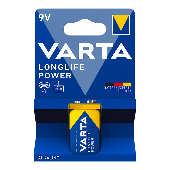 Varta Baterii long life Power 9V BLI t verde0.11lei, 1 buc - WALTI WALTI