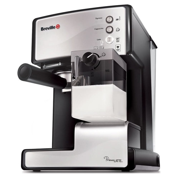 Espressor manual BREVILLE Prima Latte VCF045X-01, 1.5l, 15 bar, negru-argintiu WALTI