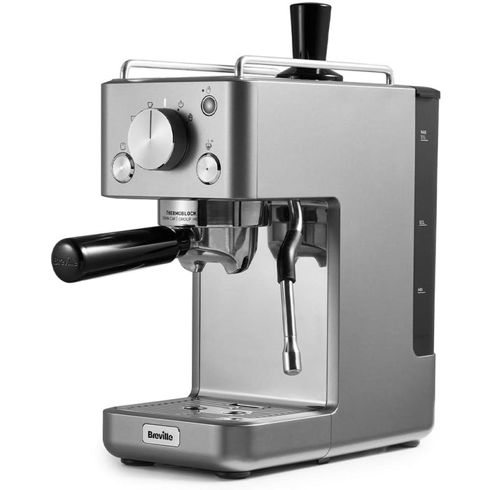 Espressor manual BREVILLE Barista Slimline VCF185X-01, 1.1l, 1415W, 15 bar, argintiu - WALTI WALTI