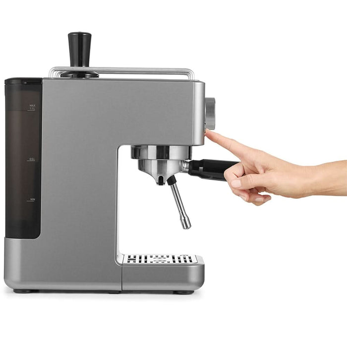 Espressor manual BREVILLE Barista Slimline VCF185X-01, 1.1l, 1415W, 15 bar, argintiu - WALTI WALTI