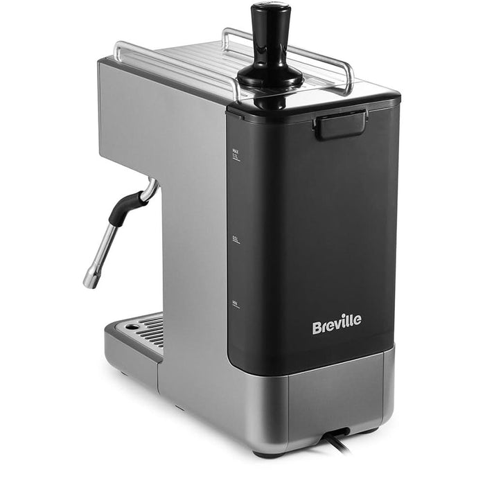 Espressor manual BREVILLE Barista Slimline VCF185X-01, 1.1l, 1415W, 15 bar, argintiu - WALTI WALTI