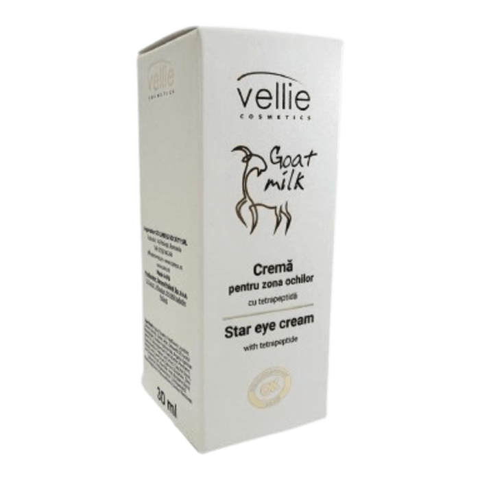 Vellie Crema pentru zona ochilor cu extract din lapte de capra, 1 buc WALTI