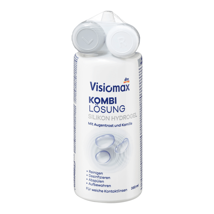 Visiomax Soluție combinată silicon hidrogel cu roiniță și mușețel, 360 ml WALTI