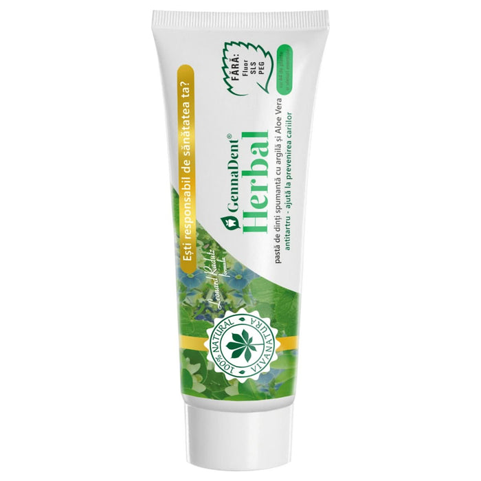 VIVA STER Pastă de dinți cu argila si Aloe Vera, 50 ml WALTI