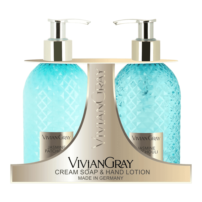 VIVIAN GRAY Set Jasmine & Patchouli Săpun lichid cremos + Cremă de mâini, 1 buc WALTI