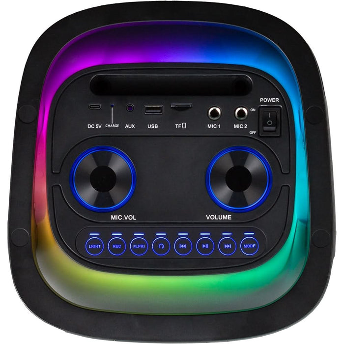 Boxa portabila VORTEX VO2617, 40W RMS, Bluetooth, Radio FM, negru WALTI