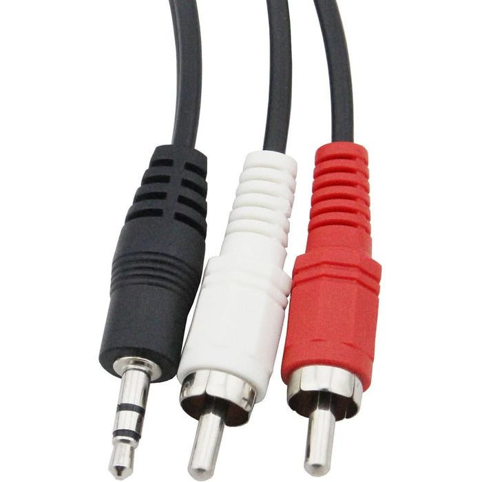 Cablu audio Jack 3.5mm - RCA VORTEX VO2830, 3m, negru WALTI