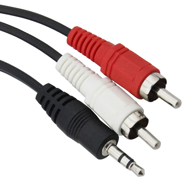 Cablu audio Jack 3.5mm - RCA VORTEX VO2829, 1.5m, negru WALTI