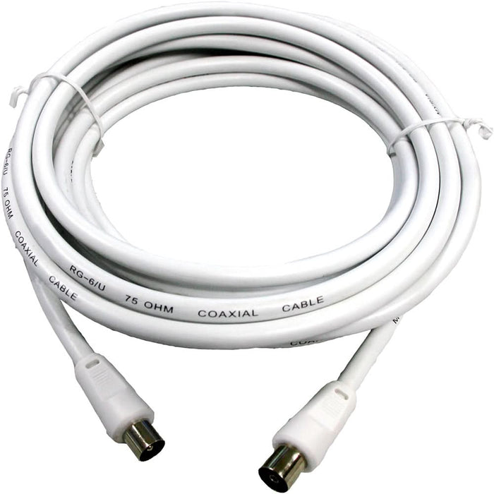 Cablu antena coaxial VORTEX VO2833, 3m, alb WALTI