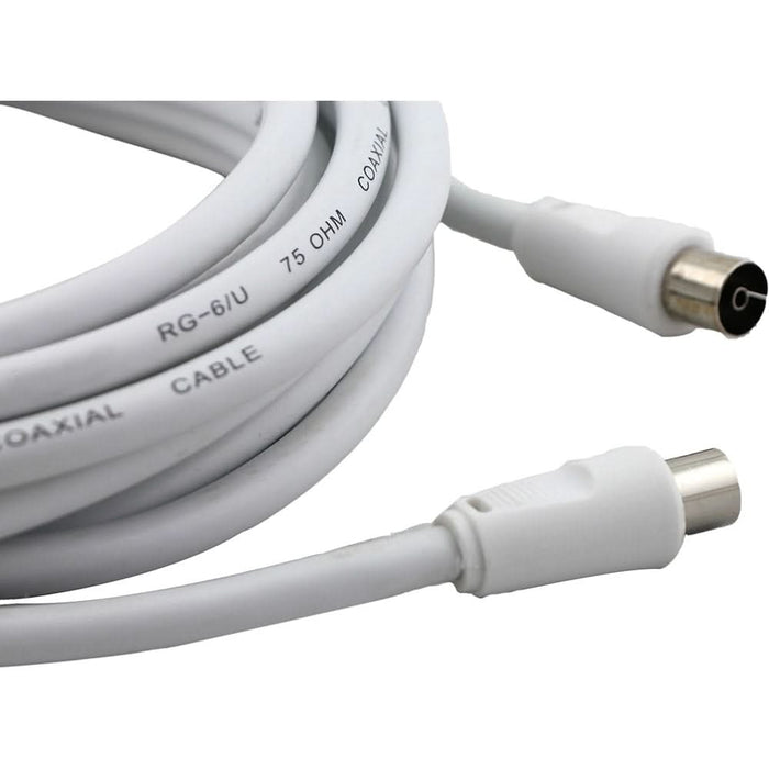 Cablu antena coaxial VORTEX VO2833, 3m, alb WALTI