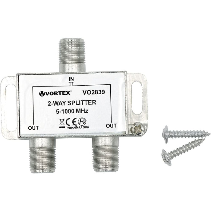 Spliter CATV VORTEX VO2839, 2 canele, Tip-F WALTI