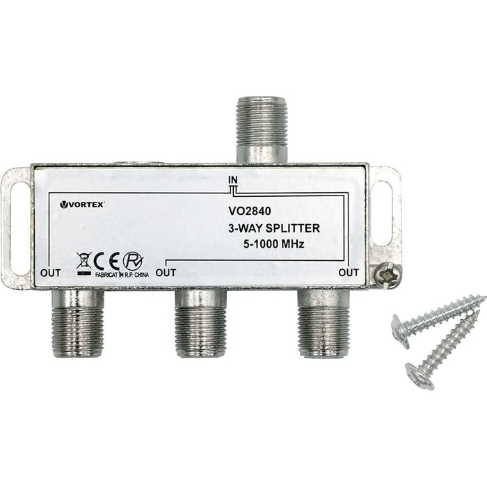 Spliter CATV VORTEX VO2840, 3 canele, Tip-F WALTI
