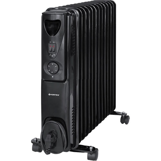 Calorifer electric cu ulei VORTEX VO4265BK, 13 elementi, 3000W, negru - WALTI WALTI