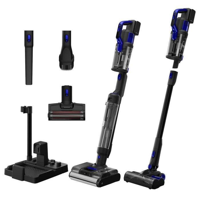 Aspirator vertical BEKO 3in1 Wet&Dry VRW90421VD, 0.4l, 21.6V, autonomie max 60 min, functie auto-curatare, negru-albastru WALTI