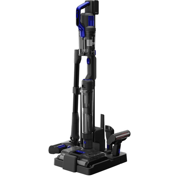 Aspirator vertical BEKO 3in1 Wet&Dry VRW90421VD, 0.4l, 21.6V, autonomie max 60 min, functie auto-curatare, negru-albastru WALTI