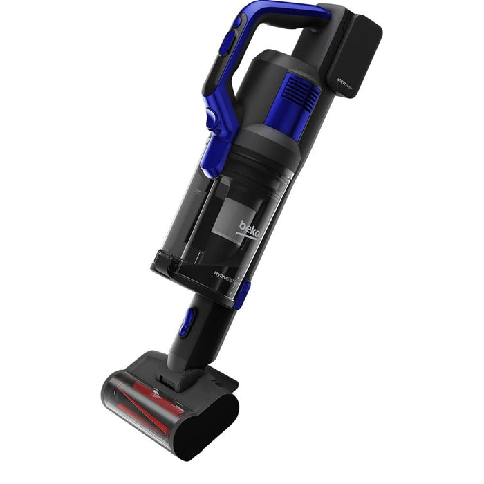 Aspirator vertical BEKO 3in1 Wet&Dry VRW90421VD, 0.4l, 21.6V, autonomie max 60 min, functie auto-curatare, negru-albastru WALTI