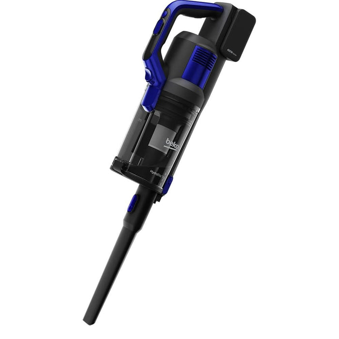 Aspirator vertical BEKO 3in1 Wet&Dry VRW90421VD, 0.4l, 21.6V, autonomie max 60 min, functie auto-curatare, negru-albastru WALTI
