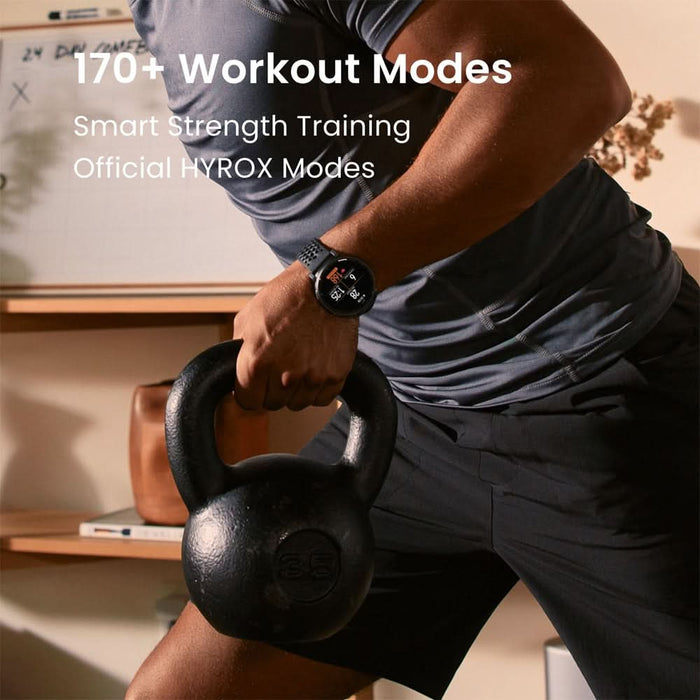 Smartwatch AMAZFIT Active Max, GPS, Android/iOS, negru - WALTI WALTI