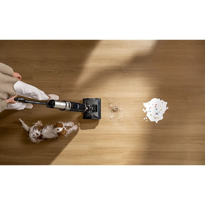 Aspirator vertical cu spalare TINECO Floor One S5 Stretch FW690100PL, 0.72l, 21.6V, autonomie max 50 min, auriu-negru WALTI