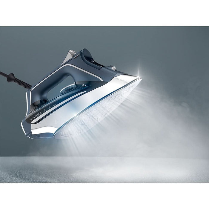 Fier de calcat ROWENTA Pro Master DW8221D1, 2800W, 200g/min, 310ml, talpa Microsteam 400 Laser, albastru inchis-argintiu WALTI