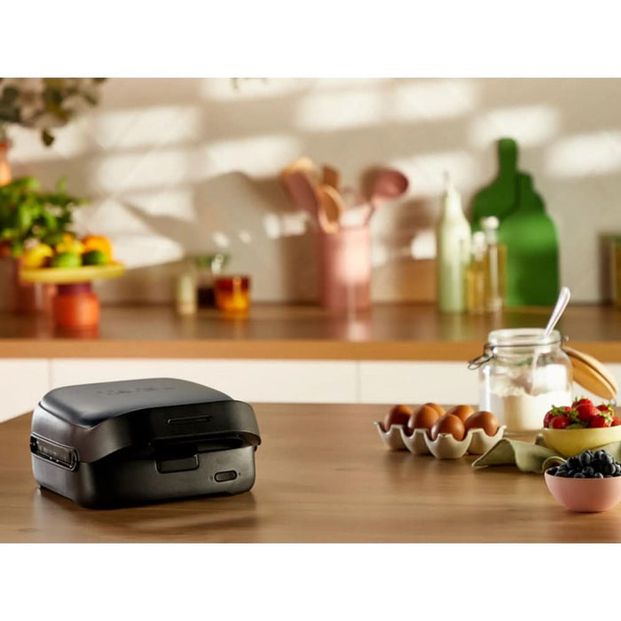 Sandwich maker TEFAL Snack Collection SW862BF0, 700W, albastru inchis-negru WALTI