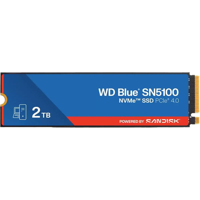 Solid-State Drive (SSD) WESTERN DIGITAL Blue SN5100, 2TB, PCIe Gen 4, M.2 PCIe, WDS200T5B0E WALTI