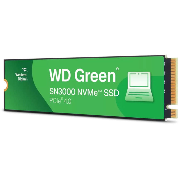 Solid-State Drive (SSD) WESTERN DIGITAL Green SN3000, 1TB, PCIe Gen 4, M.2 PCIe, WDS100T4G0E WALTI