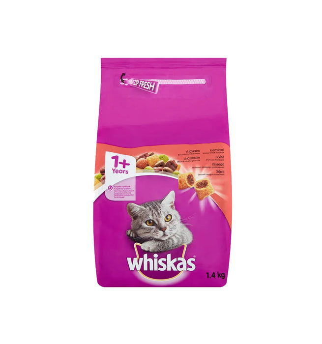 whiskas Hrana Uscata cu Vita pentru Pisici Adulte 1,4 Kg - WALTI WALTI