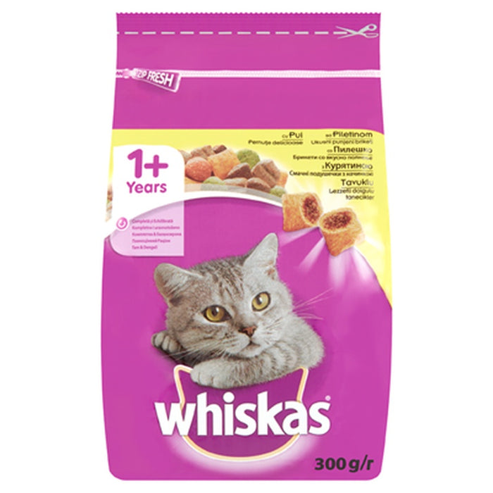 whiskas Hrana Uscata Pisici Adulte cu Pui 300 g - WALTI WALTI