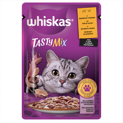 whiskas Tasty Mix Miel-Curcan-Adult in Sos 85 g - WALTI WALTI