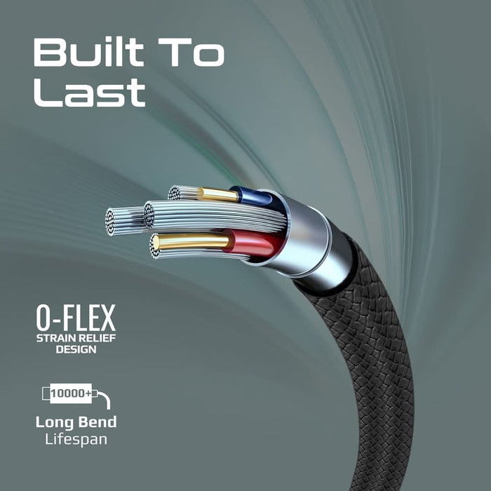 Cablu date PROMATE XCord-AC200, USB-A - USB-C, 2m, negru WALTI