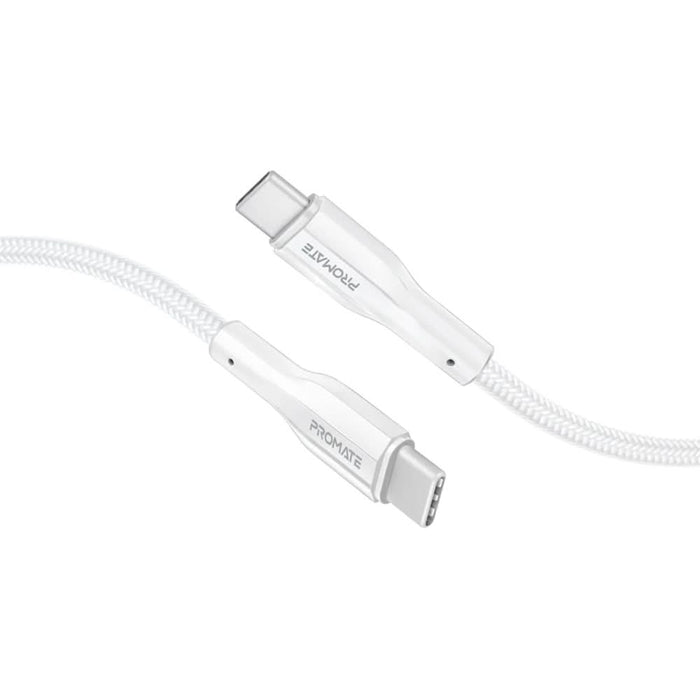 Cablu date PROMATE Xcord-CC300, USB-C - USB-C, 3m, alb WALTI