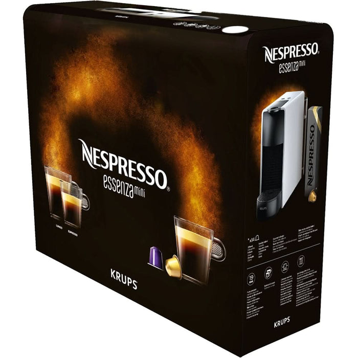 Espressor capsule NESPRESSO Essenza Mini XN110110, 0.6l, 1300W, 19 bar, alb-negru WALTI