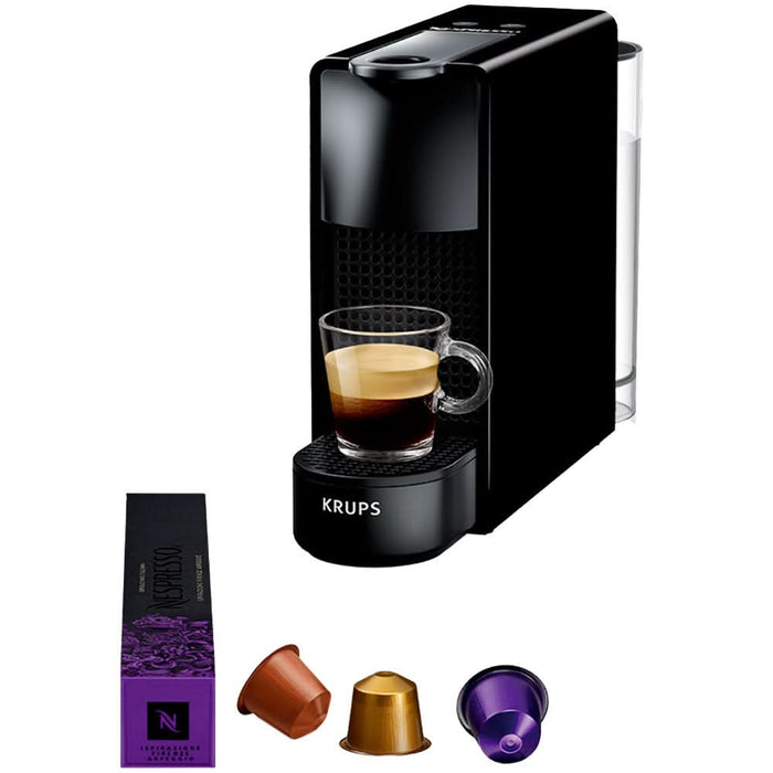 Espressor capsule NESPRESSO Essenza Mini by Krups XN110810, 0.6l, 1300W, 19 bar, negru WALTI