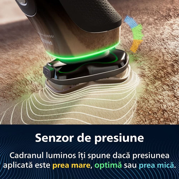 Aparat de ras PHILIPS i9000 Prestige Ultra XP9403/31, acumulator, autonomie 60 min, SkinIQ, auriu WALTI